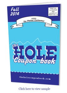 The Hole Coupon Book Sample