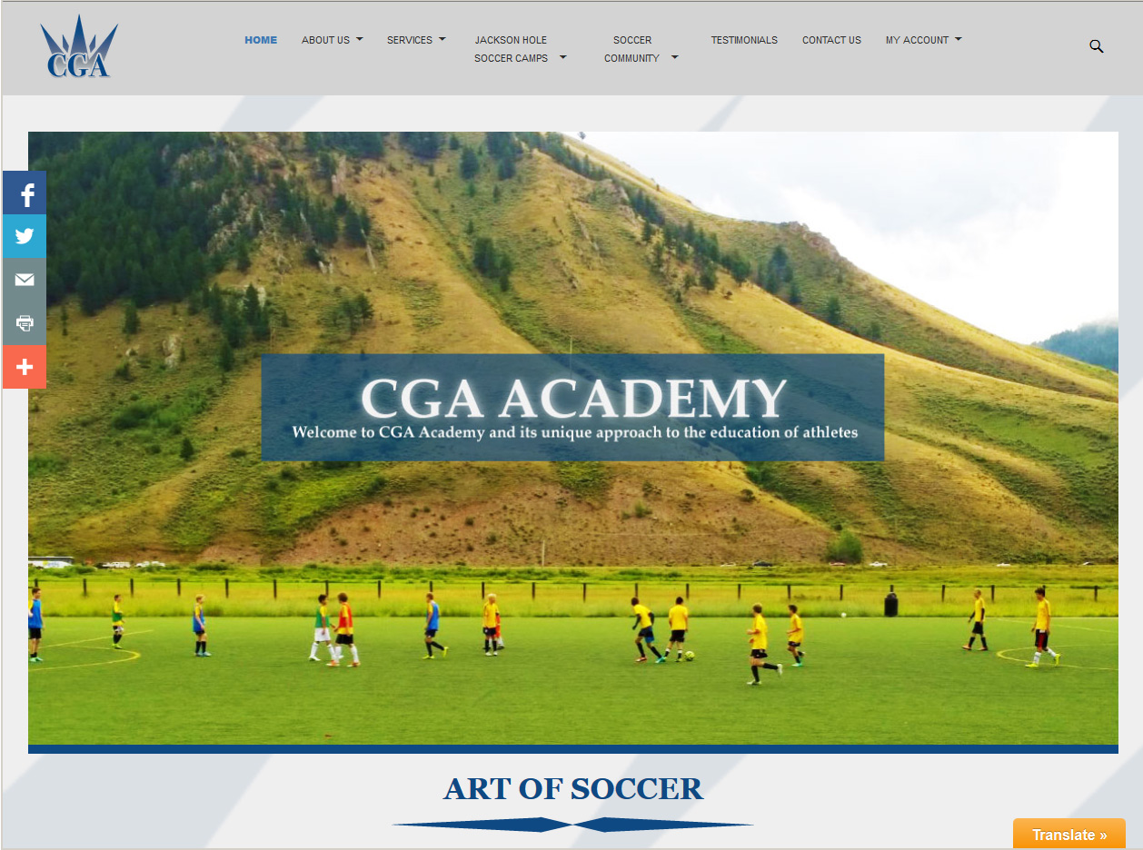 CGA-Academy-Website-Screenshot