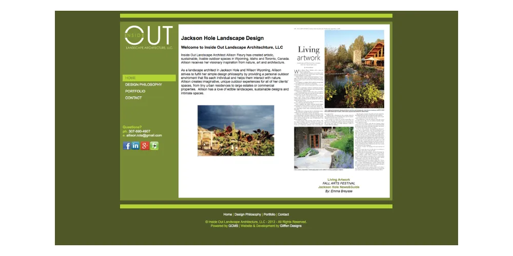 Inside Out Landscape Architecture