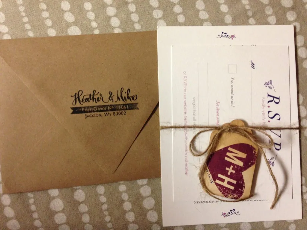 Wedding invitation printing