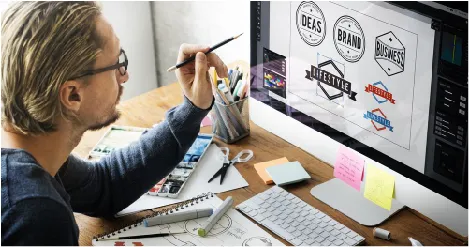 strong brand logo