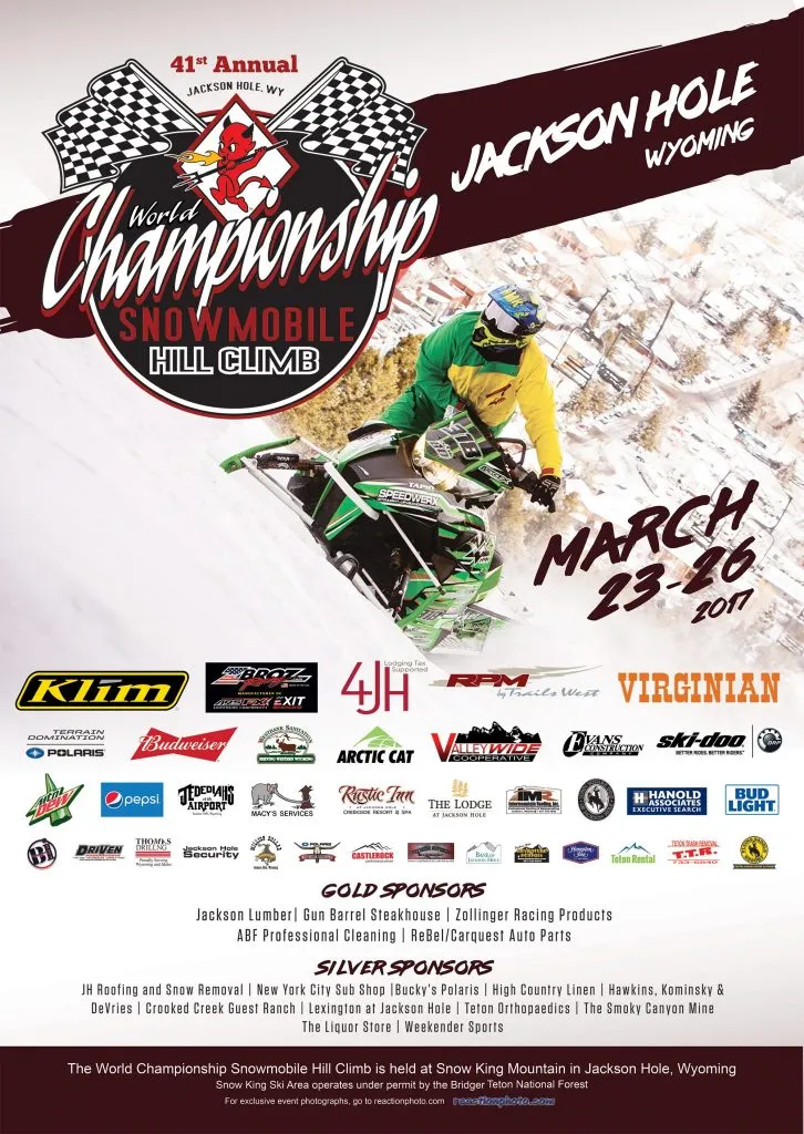 2017 World Championship Snowmobile Hill Climb