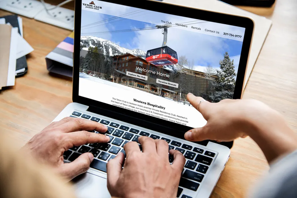 Teton Club Website Design