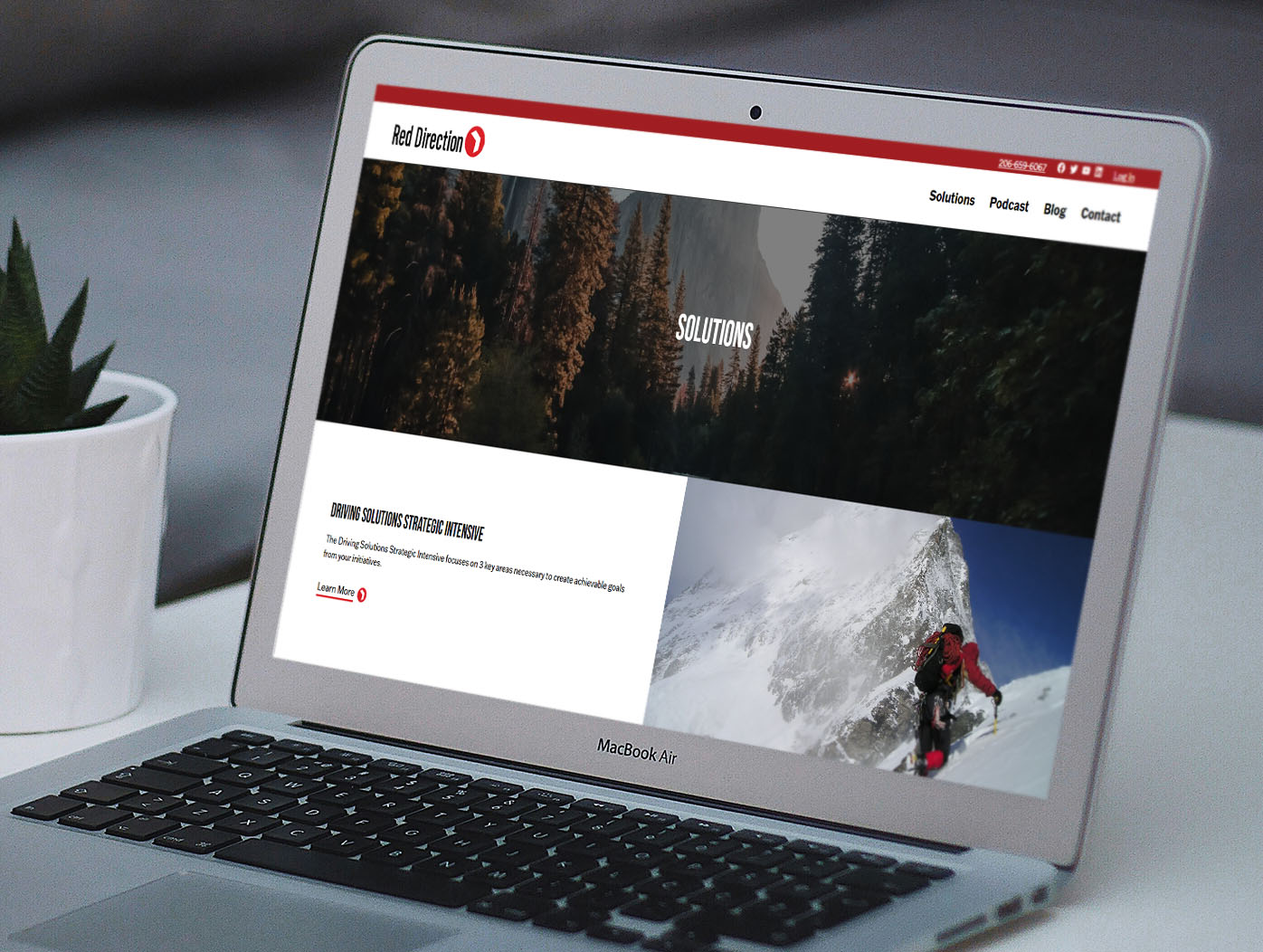 website design for business consulting