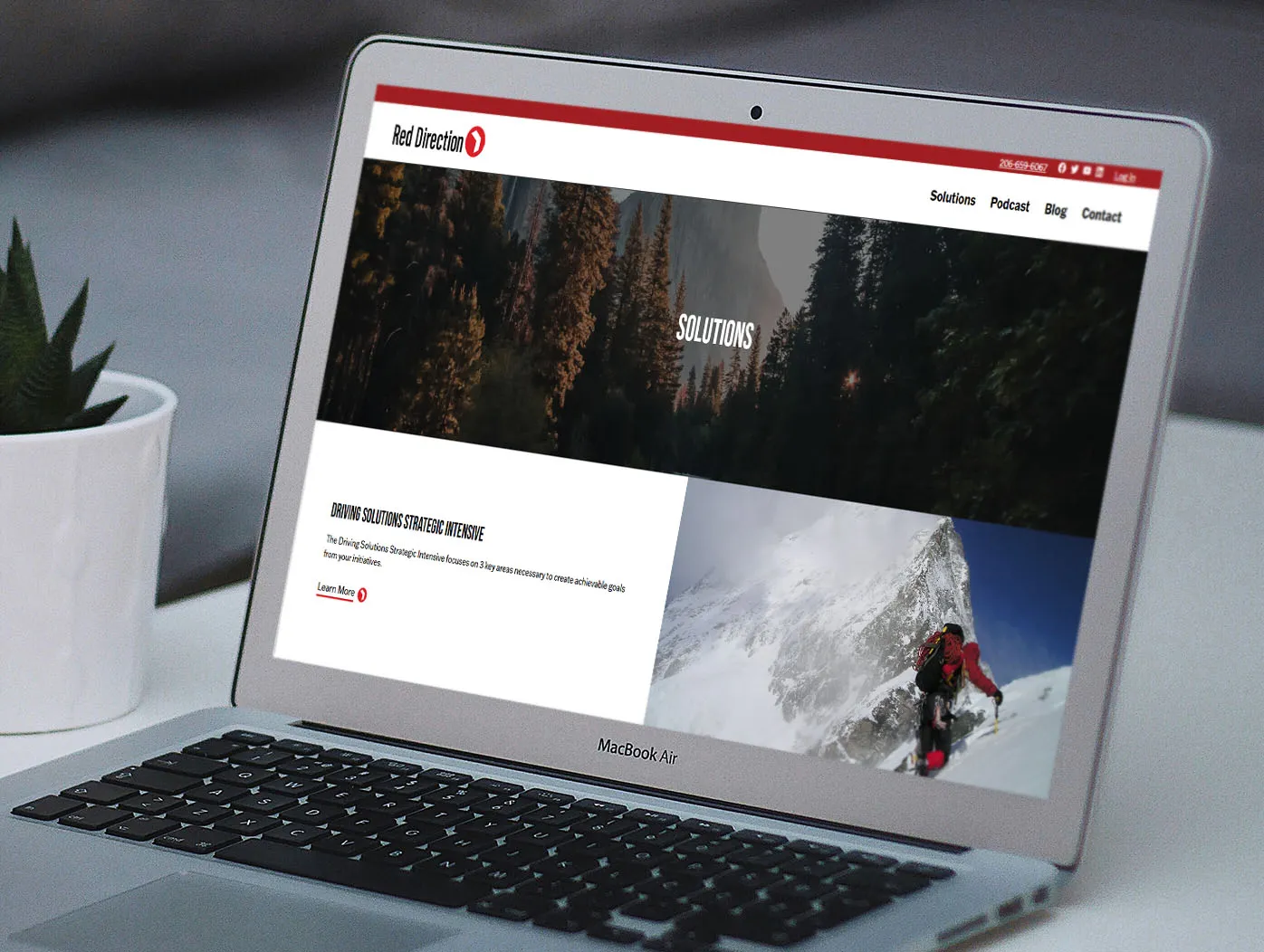 website design for business consulting