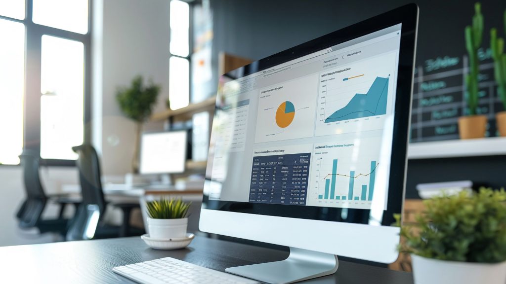 metrics on computer showing difference between seo and ppc