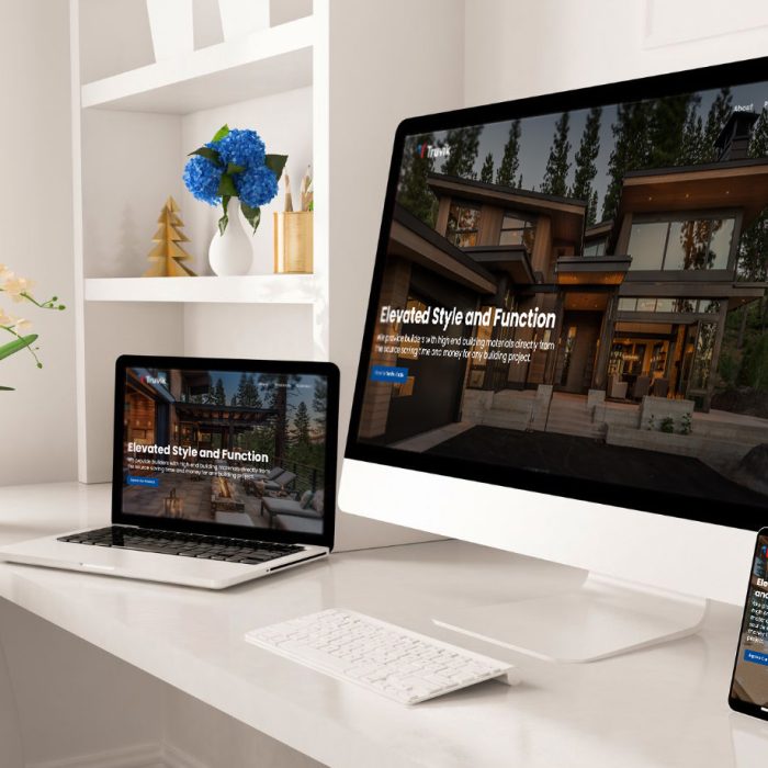 general contractor web design on multiple screen sizes