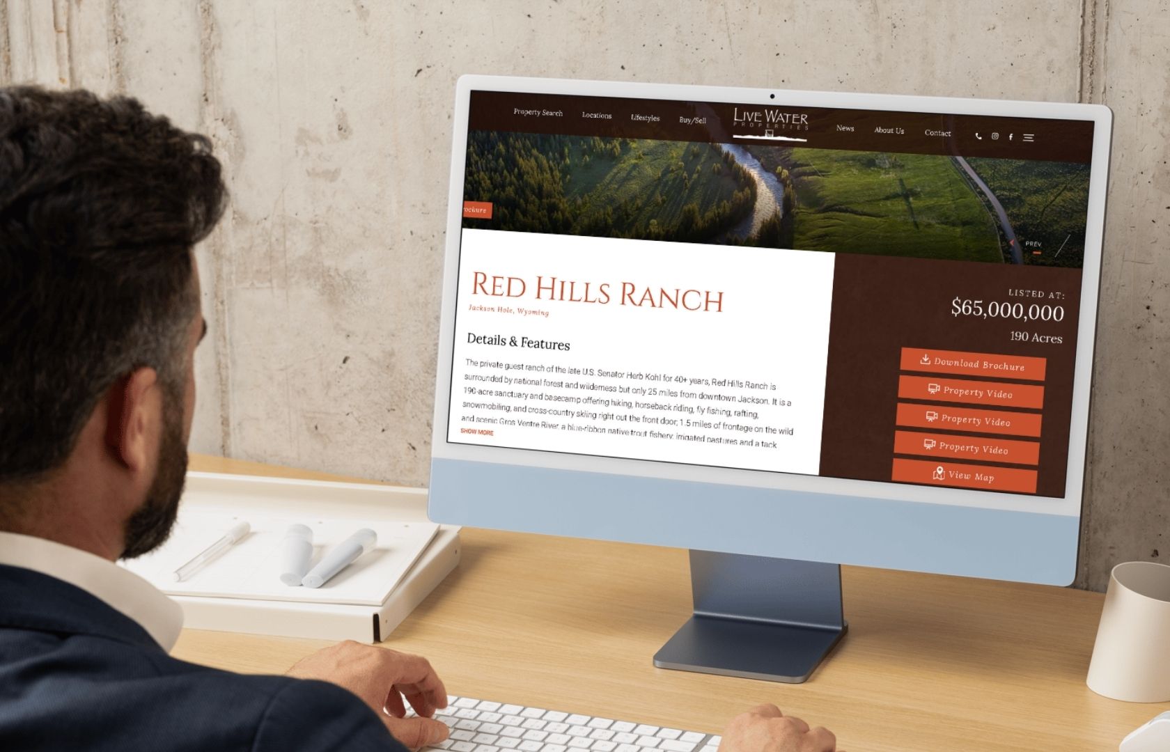 website design for real estate brokers