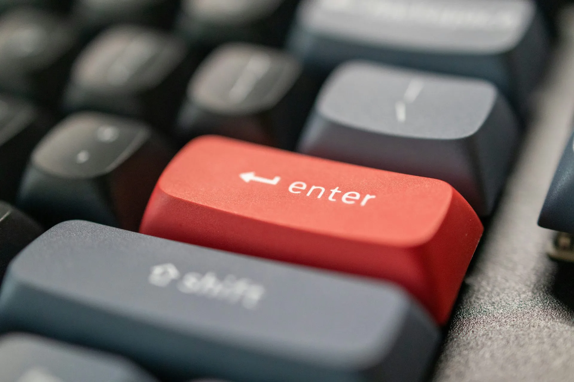 keyboard "enter" key