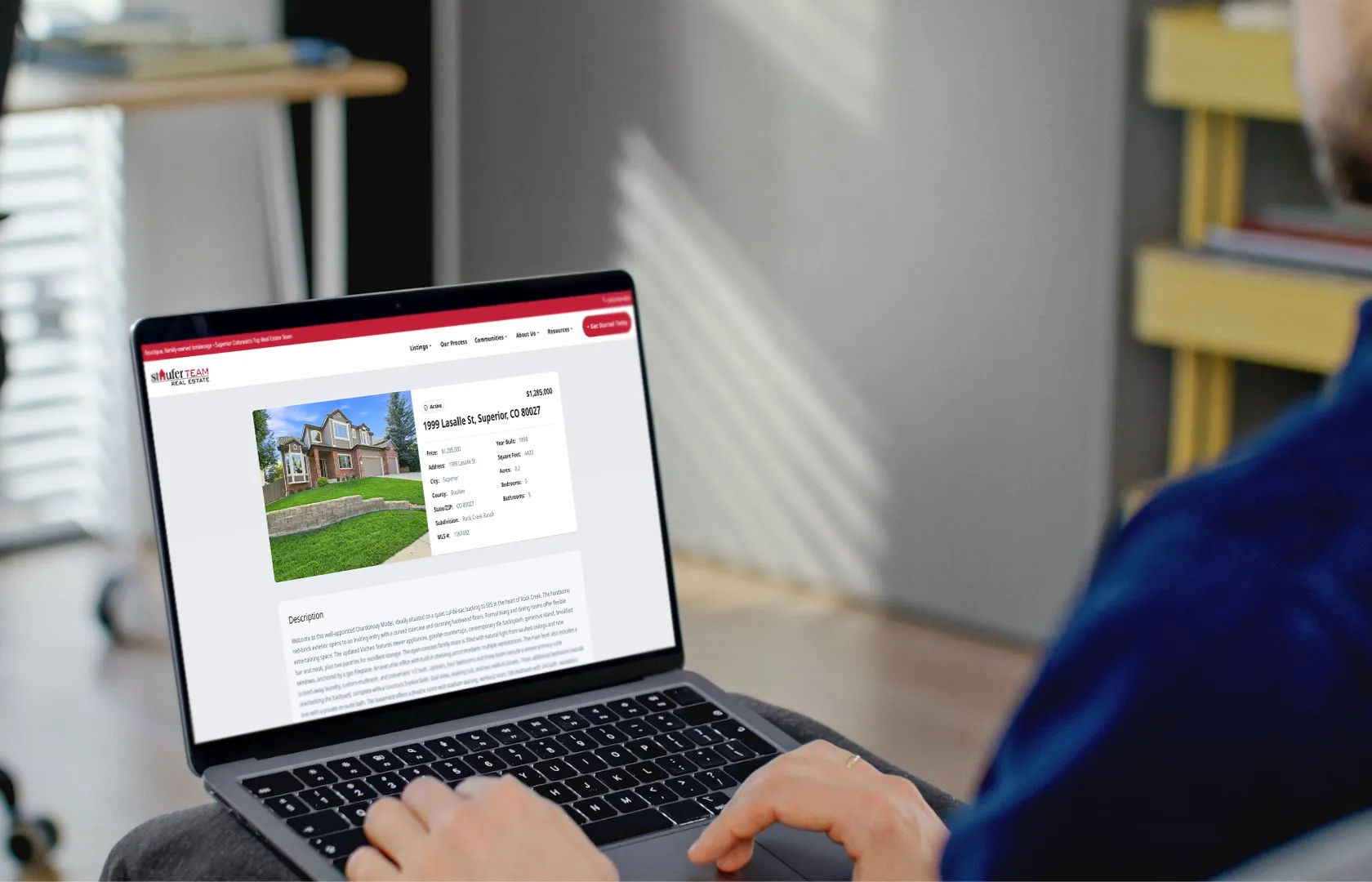 real estate website design