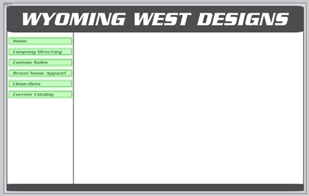 Slice Button Example Web Design Fall 2008